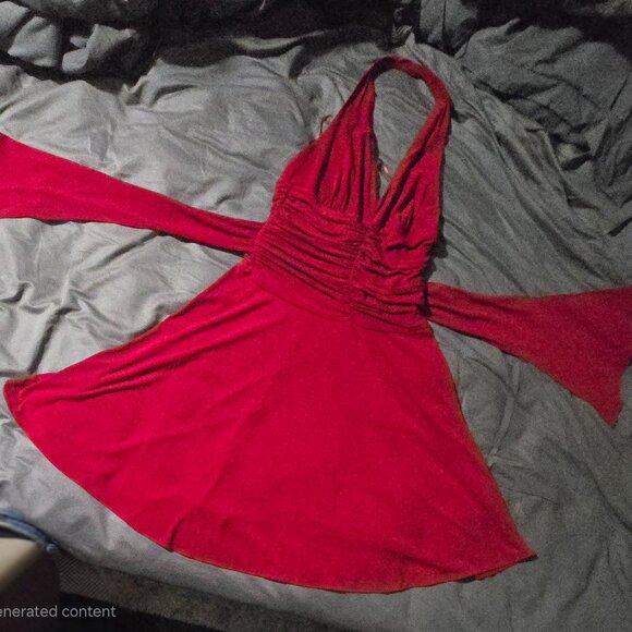 JS Boutique Dresses & Skirts - JS Botique Jersey Couture Red Dress